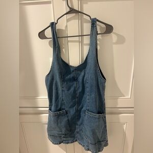 Denim dress with Pockets